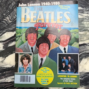 Vintage Beatles Magazine - The Beatles Forever, Special John Lennon Tribute Issue, Second Printing, 1980