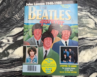 Vintage Beatles Magazine - The Beatles Forever, Special John Lennon Tribute Issue, Second Printing, 1980
