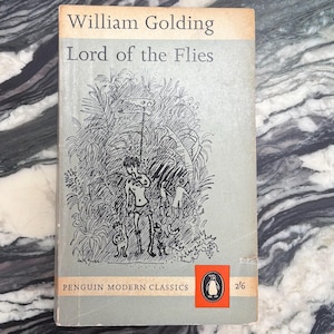 Vintage Book - William Golding, Lord of the Flies, Penguin Modern Classics, 1962, Paperback