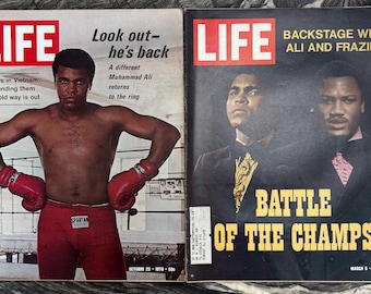 2 X Vintage LIFE Magazine - Oct.23, 1970, Mar.5, 1971, Muhammad
