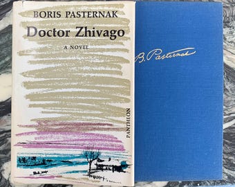 Vintage Book - Doctor Zhivago, Boris Pasternak, Pantheon, 1958, 35th Edition, Hardcover, With Dust Jacket
