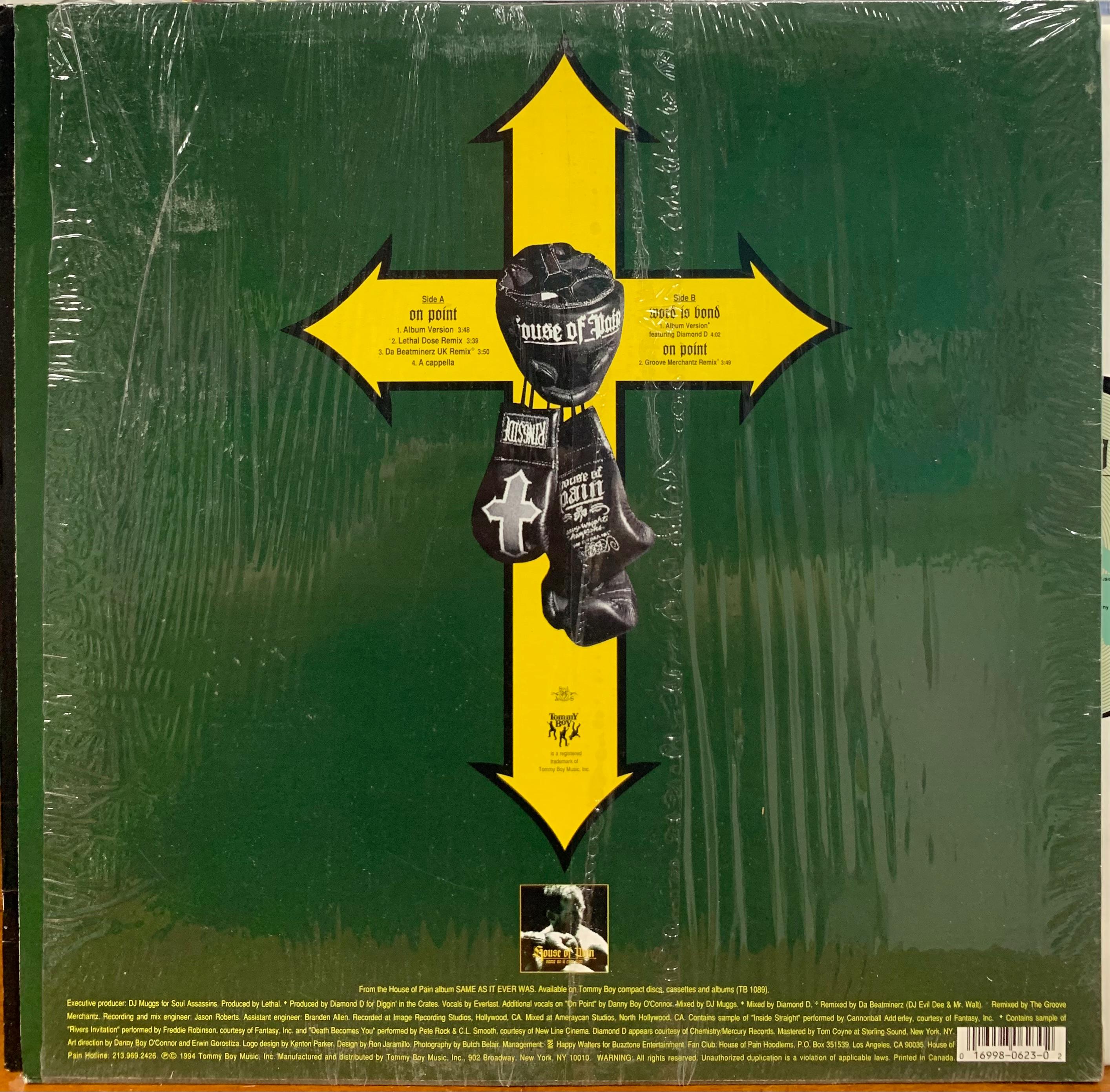 ヴィンテージレコード - House of Pain、On Point、Tommy Boy、TB 623 