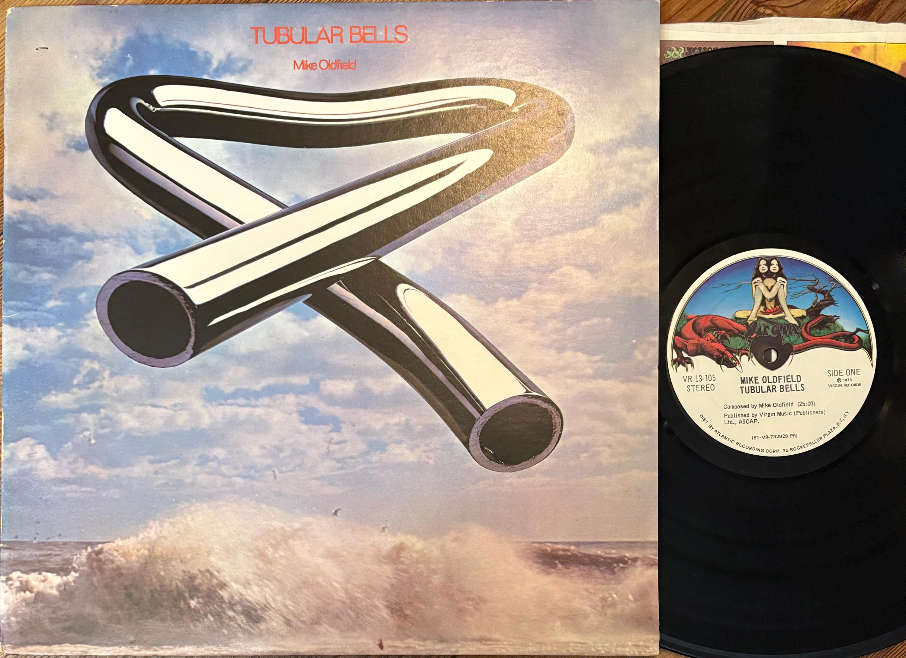 Vintage vinyl: Mike Oldfield, Tubular Bells, Virgin Records, VR 13