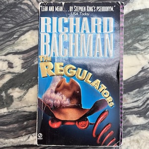Vintage Book - Stephen King, the Regulators, Writing as Richard Bachman, First Signet Printing, 1997, Paperback