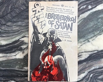 Vintage boek - L.Q. Jones, Brotherhood of Satan, Award Books, 1971, paperback