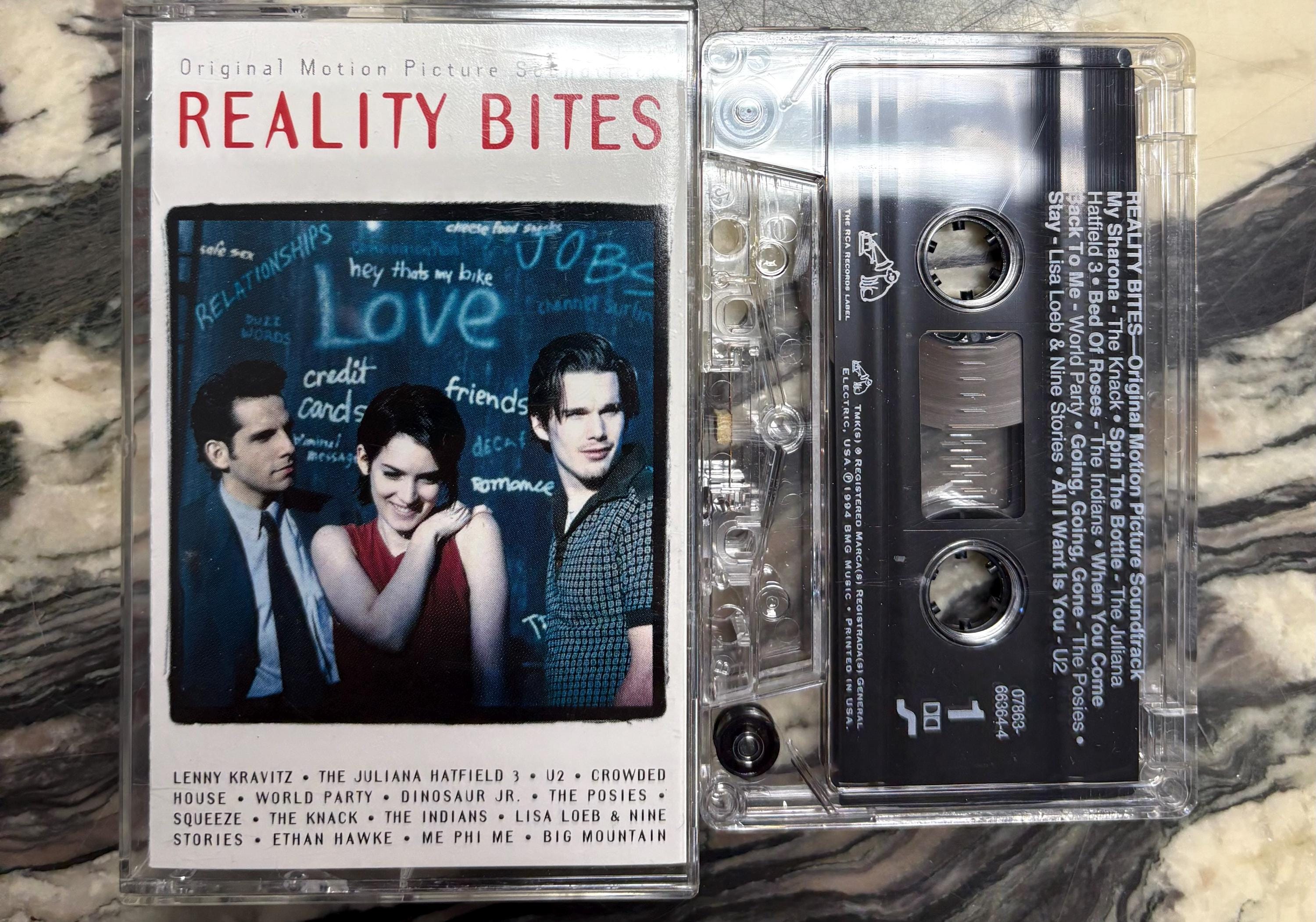 Vintage Cassette Tape - Original Soundtrack, Reality Bites, RCA
