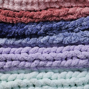 READY TO SHIP Stroller Blanket Baby Blanket Chunky Knit Blanket