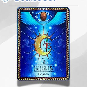 Gettone per carte da gioco Book of Moon Metal Field Center in acciaio inossidabile di alta qualità
