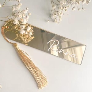 Unique reading accessory | Personalized Bookmark | Custom Bookmark | Personalized Gift | Readers gift | Gift for her & Him | Acrylic Bookmar