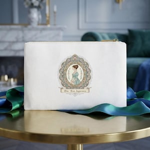 The 'Ton Approves Cosmetic Bag | Bridgerton-Inspired Travel Accessories Pouch | 7" x 9.5"