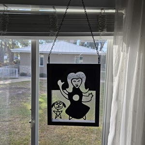 Glass Art Sun Catcher Window Hanging