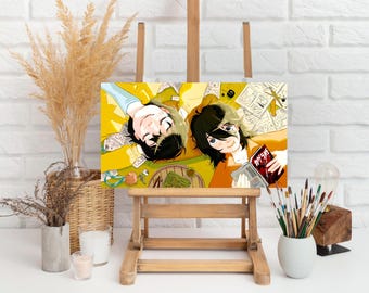 Look Back Fan Art Print | Anime Manga Illustration