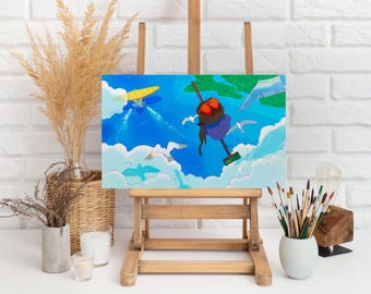 Ilustración de Kiki's Delivery Service / Arte de anime de Studio Ghibli