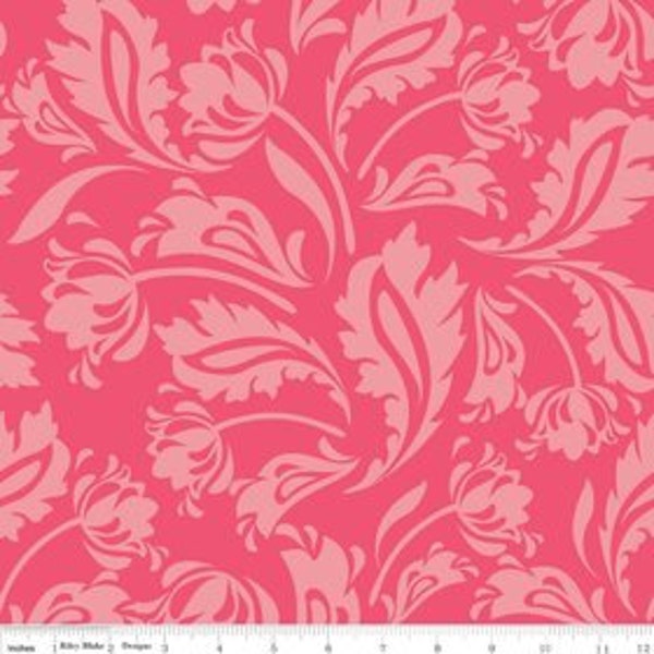 Floribella ~ Pink Damask print ~ Emily Taylor for Riley Blake Designs ~ 100% woven cotton by the yard