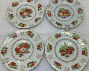 Vintage or antique Bavaria fruit pattern plates Z S & Co.