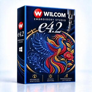 Wilcom e4.2 Embroidery Digitizing Software | Lifetime License - Instant Download