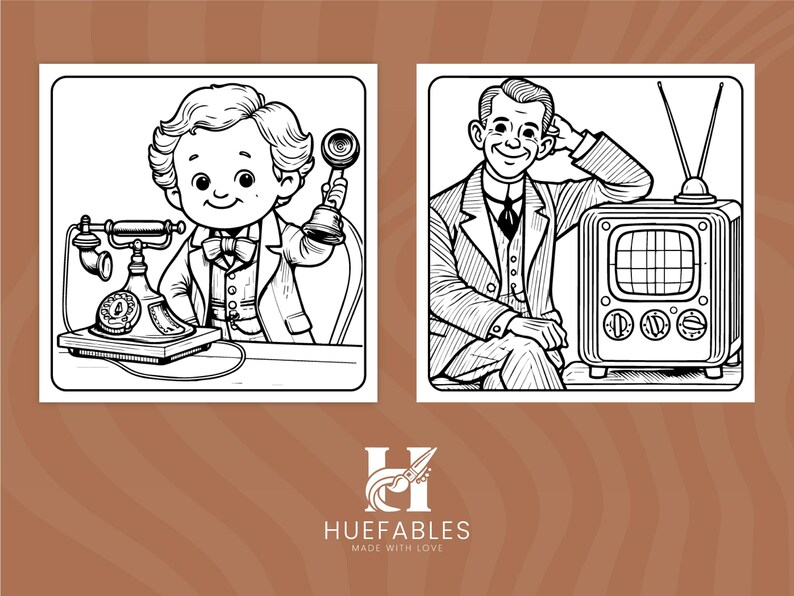 Historical Inventions Coloring Pages for Kids Educational Coloring ...