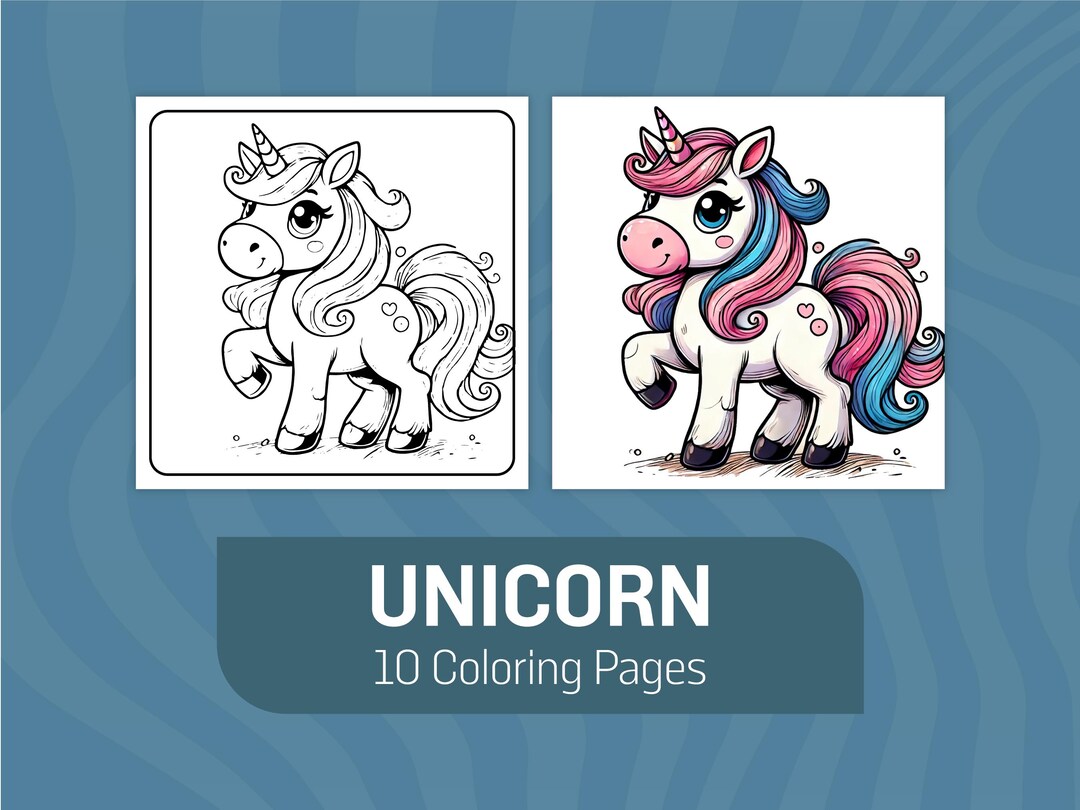 Unicorn Coloring Pages | 10 Printable Unicorn Coloring Pages for Kids ...