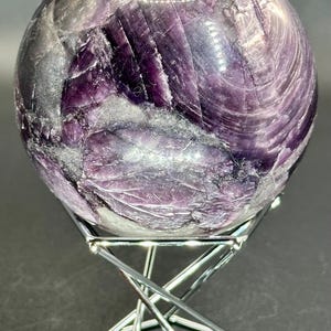 Purple Mica Crystal Sphere