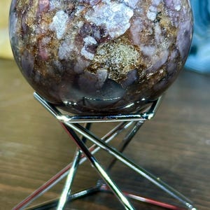 Purple Mica Crystal Sphere