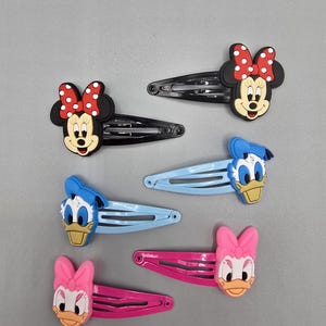 Mickey Mouse & Donald Duck Claw Clip Set Donald Duck Claw Clip - Etsy main image 2