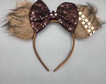 Chewbacca mouse ear headband star wars furry adult kids