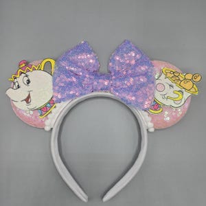 Beauty and the Beast Mouse Ear Headband, Mrs. Potts & Chip