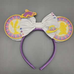 Mickey Minnie mouse disney ear headband beauty and the beast adult kids
