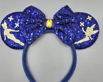 mouse ear headband Peter pan tinkerbell adult kids