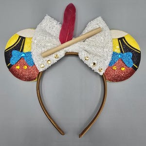 Mickey Minnie mouse ear headband disney Pinocchio adult kids