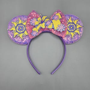 Mickey mouse ear headband disney tangled rapunzel lantern adult kids