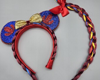 NWOT Disney Parks Snow White Magic Mirror Metallic Evil Queen Ear Headband Disney.Parks Evil Queen Snow White and the Seven Dwarfs  main image 2
