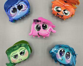 inside out 2 hair claw clips 5 options