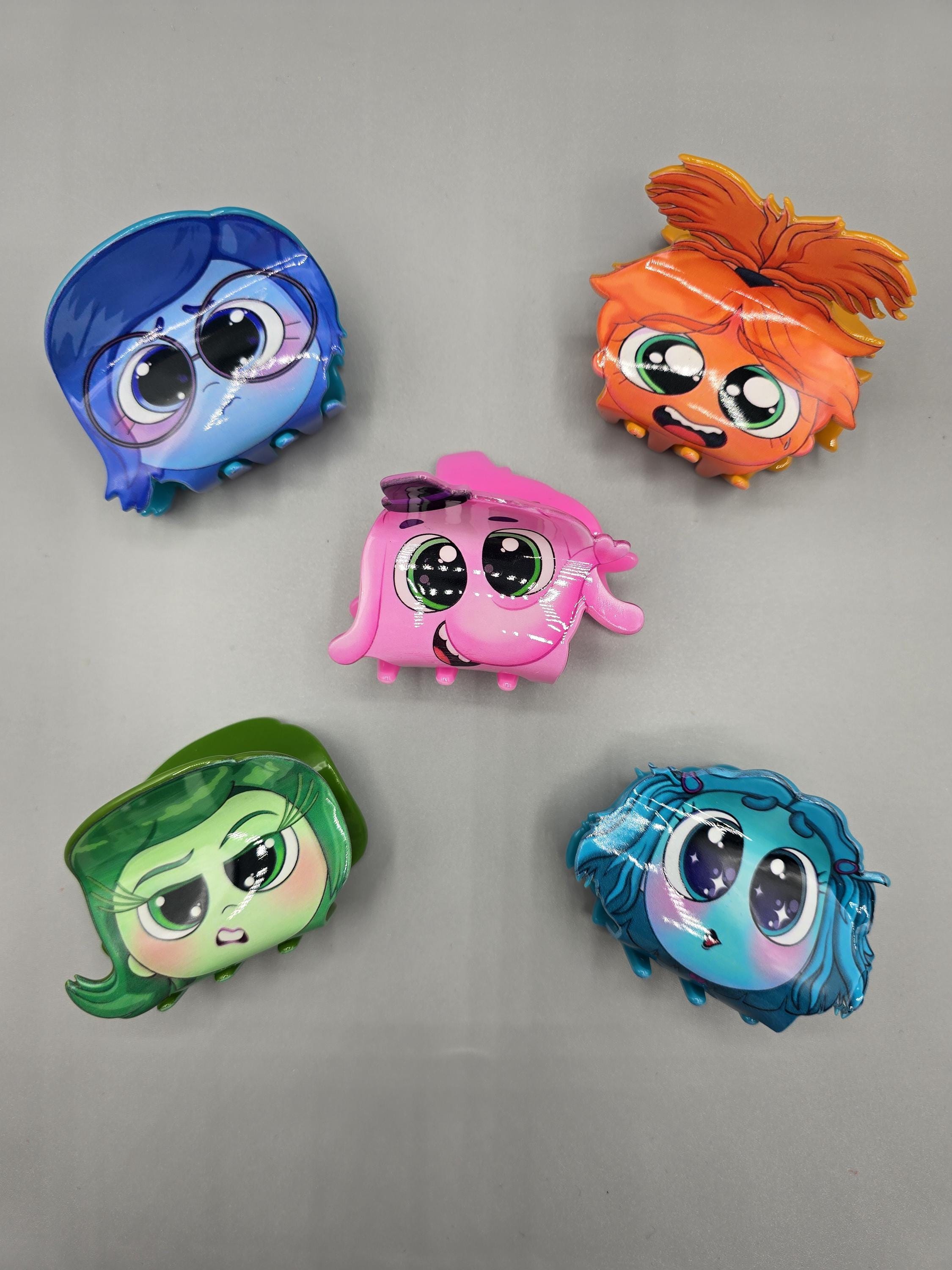 Inside Out 2 Hair Claw Clips 5 Options - Etsy display picture 2