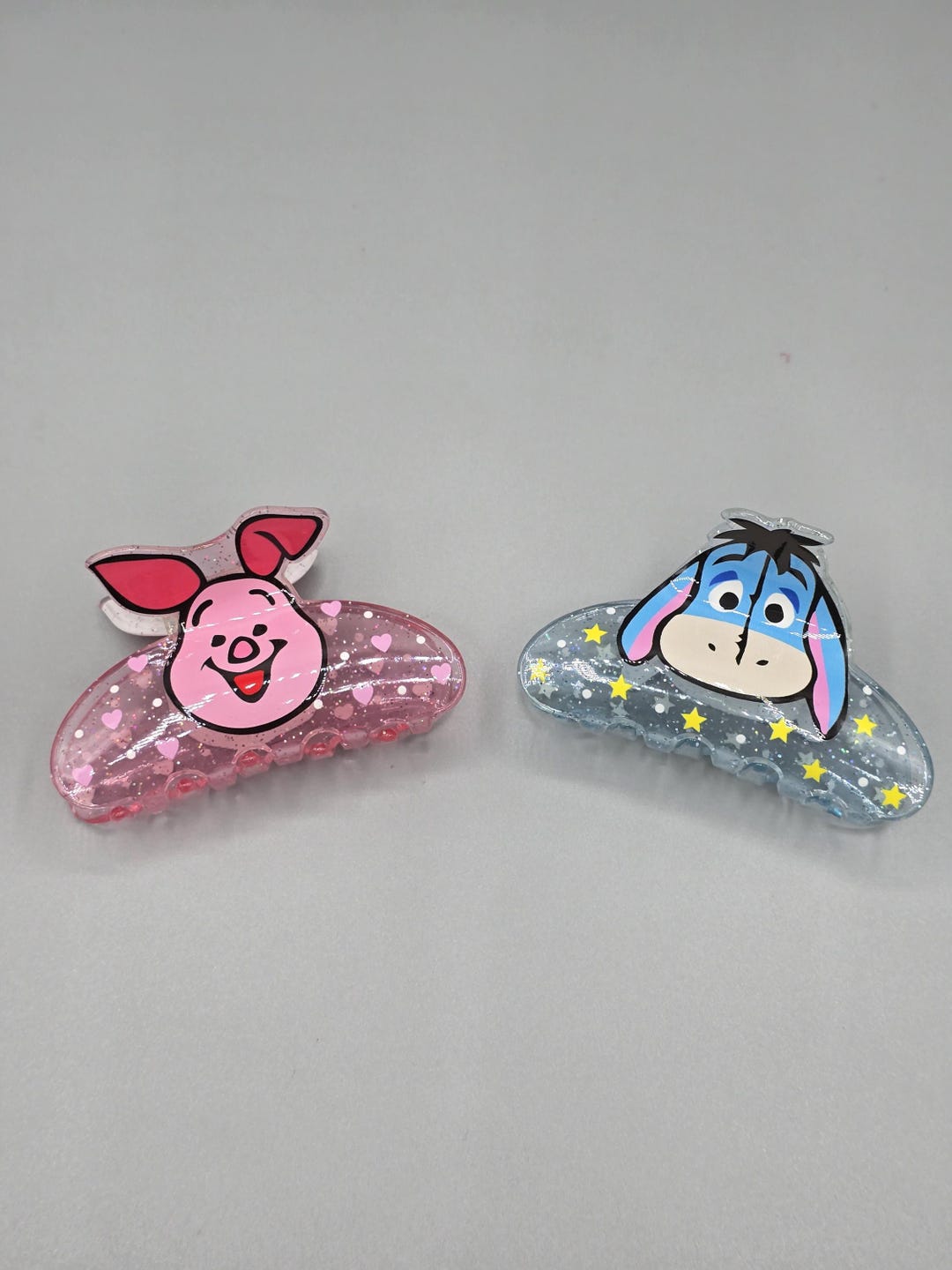 Disney Winnie the Pooh Piglet Eeyore Hair Claw Clip - Etsy display picture 3