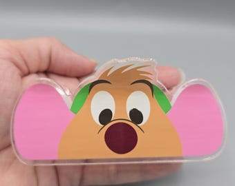 Cinderella gus gus mouse hair claw clip