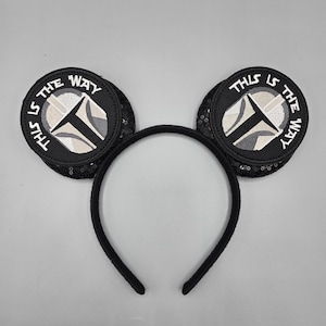 Mickey mouse ear headband disney star wars this is the way adult kids boys men