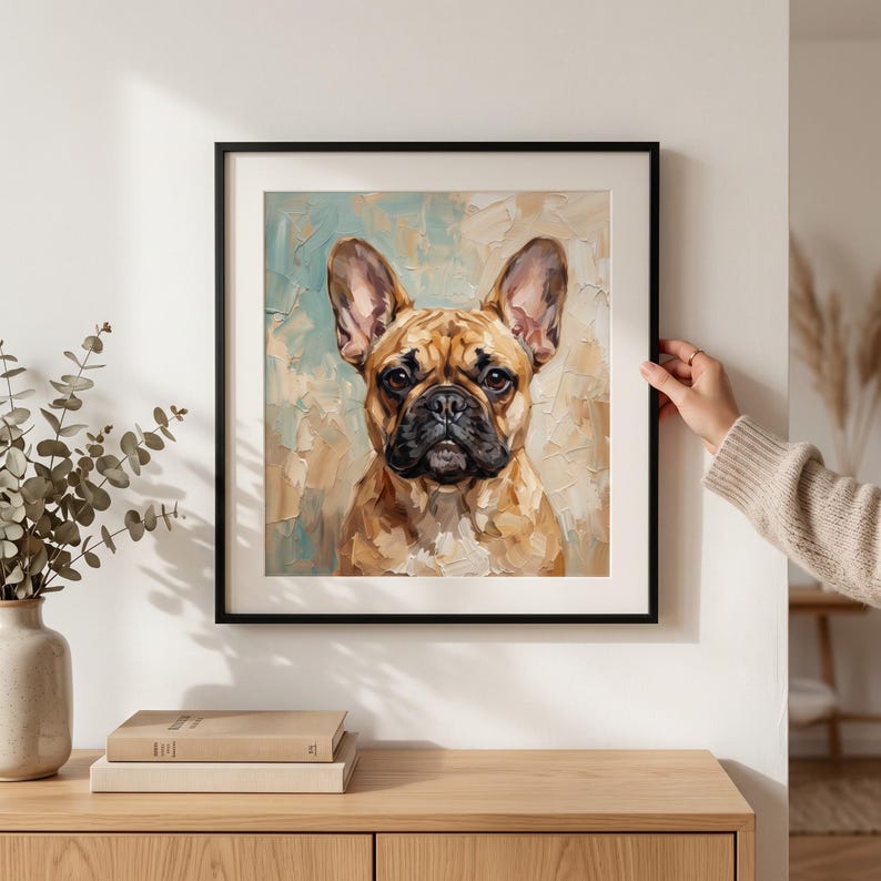 Custom Pet Portrait From Photo, Digital Dog or Cat Oil Painting ...