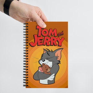 Cuaderno Tom y Jerry - Cuaderno espiral - Tom&Jerry - Libro - Alta calidad - Dibujos animados