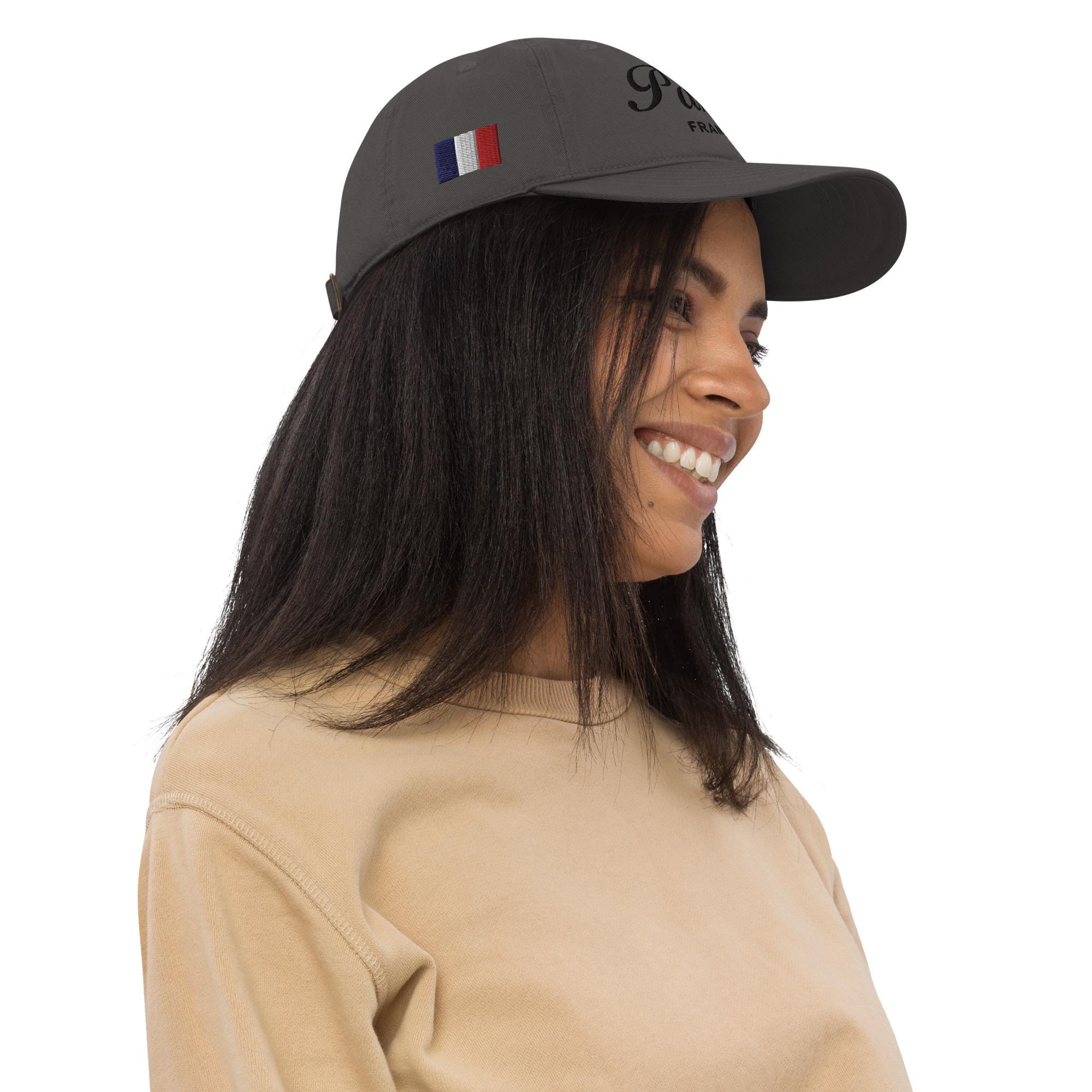 NWOT C’EST LE VIE Paris Black Dad Hat French Girl Chic Baseball Cap Minimalist C main image 2