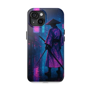 Vibrant Samurai Phone Cases - Tough Protection | Urban Aesthetic, Gift for Gamers, Stylish Accessory