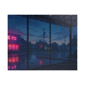 Serene stadsgezicht puzzel - legpuzzel van 110 tot 1014 stukjes, gezellige gezinsactiviteit, cadeau voor puzzelliefhebbers, ontspannend indoorplezier, uitdaging voor huisdecoratie