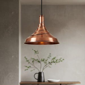 Hammered Solid Copper Dome Pendant Light, kitchen Island Light, Copper Dome Lamp, Hanging Dome Lamp, Ceiling dome lamp Light fixture