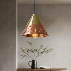 Ceiling dome lamp Light fixture, Hammered Solid Copper Dome Pendant Light, kitchen Island Light, Copper Dome Lamp, Hanging Dome Lamp