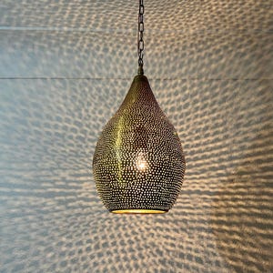 Moroccan Brass Hanging Pendant Lighting, Handmade Moroccan Ceiling Lamp, Moroccan Lamp Shade, Brass Pendant Lamp, Brass Chandelier Lamp