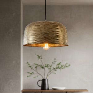 Moroccan Ceiling Dome Pendant Lamp, Handmade Copper Dome Hanging Light, Ceiling Pendant Lamp, Dome Lampshades, Kitchen Island Lighting