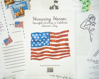 Veteran's Day Unit Study Bundle: Homeschool Activities (Instant Download)
