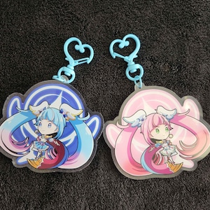 Cure Sky Charm: Pretty Cure Keychain, Magical Girl Art
