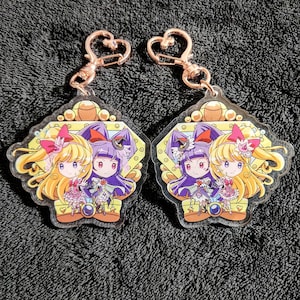 Cure Miracle Magical Girl Keychain: Double-Sided Acrylic Charm (2.5 Inch)