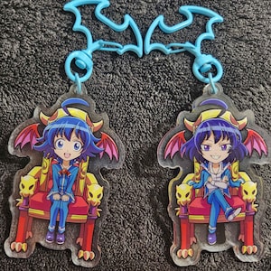 Demon School Iruma Charm, Double-sided, 3 Inch. Acrylic
